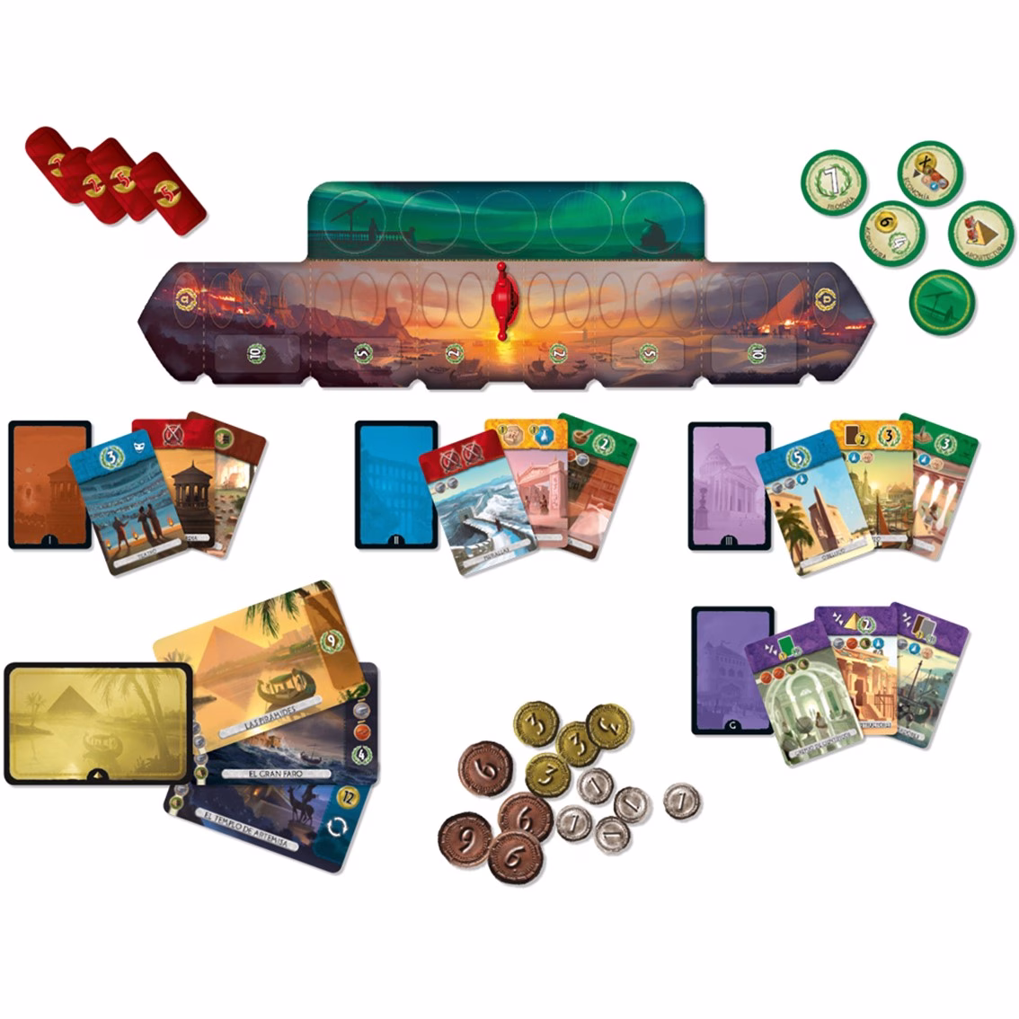 ASMODEE 7 WONDERS: DUEL PEGI 10 - Imagen 2