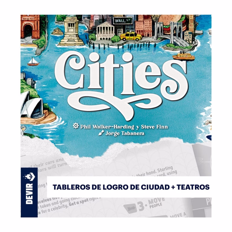 CITIES: EXPANSION - TABLEROS DE LOGROS DE CIUDAD + TEATROS