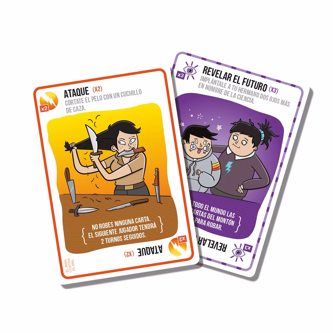 EXPLODING KITTENS EL BIEN CONTRA EL MAL EDAD RECOMENDADA 7 AñOS - Imagen 2