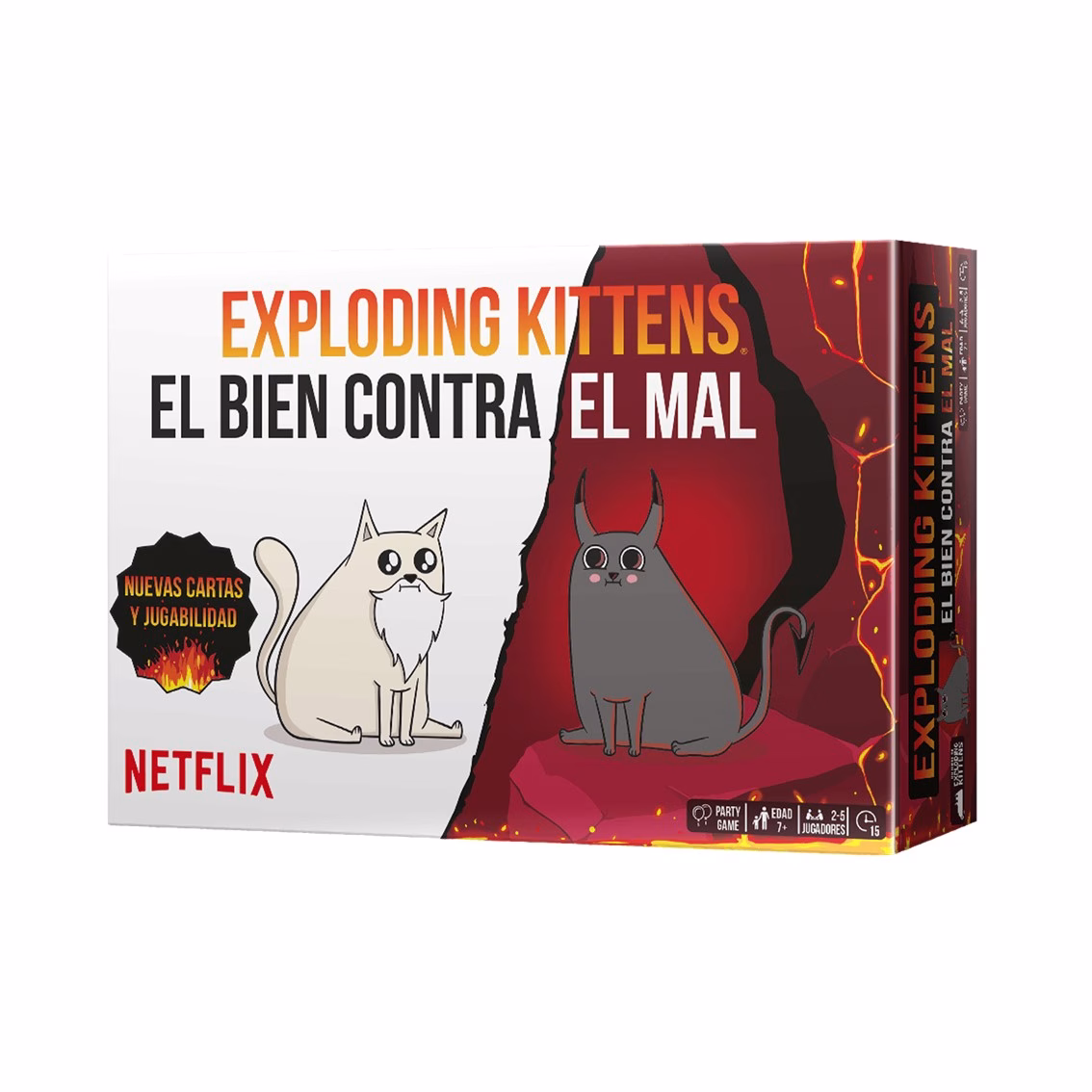 EXPLODING KITTENS EL BIEN CONTRA EL MAL EDAD RECOMENDADA 7 AñOS