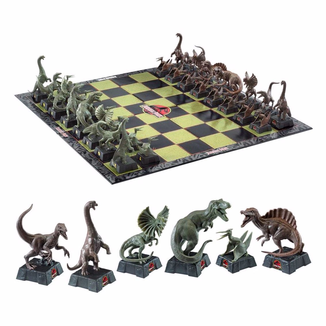 AJEDREZ THE NOBLE COLLECTION JURASSIC PARK