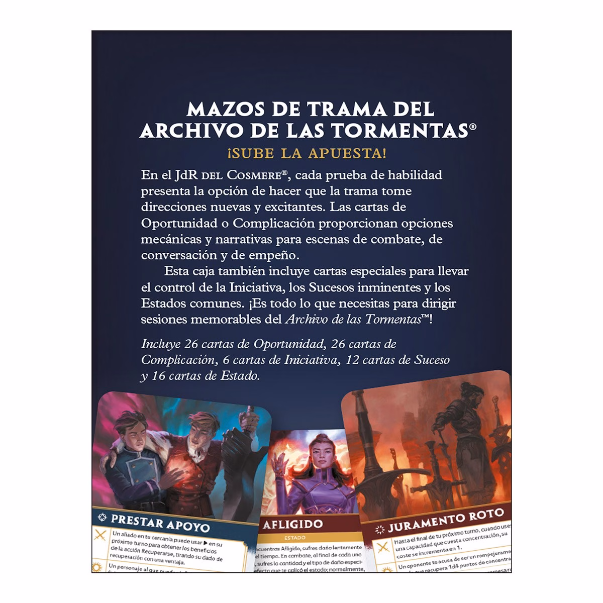 EL ARCHIVO DE LAS TORMENTAS - MAZOS DE TRAMA - Imagen 5