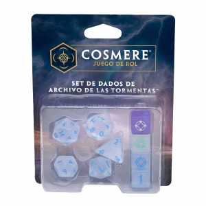 EL ARCHIVO DE LAS TORMENTAS - SET DE DADOS
