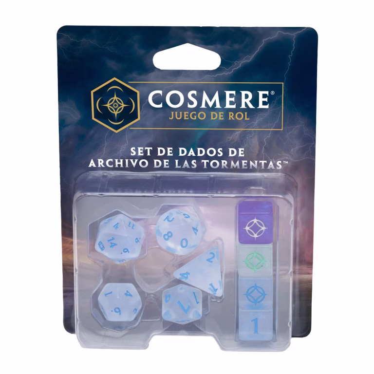 EL ARCHIVO DE LAS TORMENTAS - SET DE DADOS