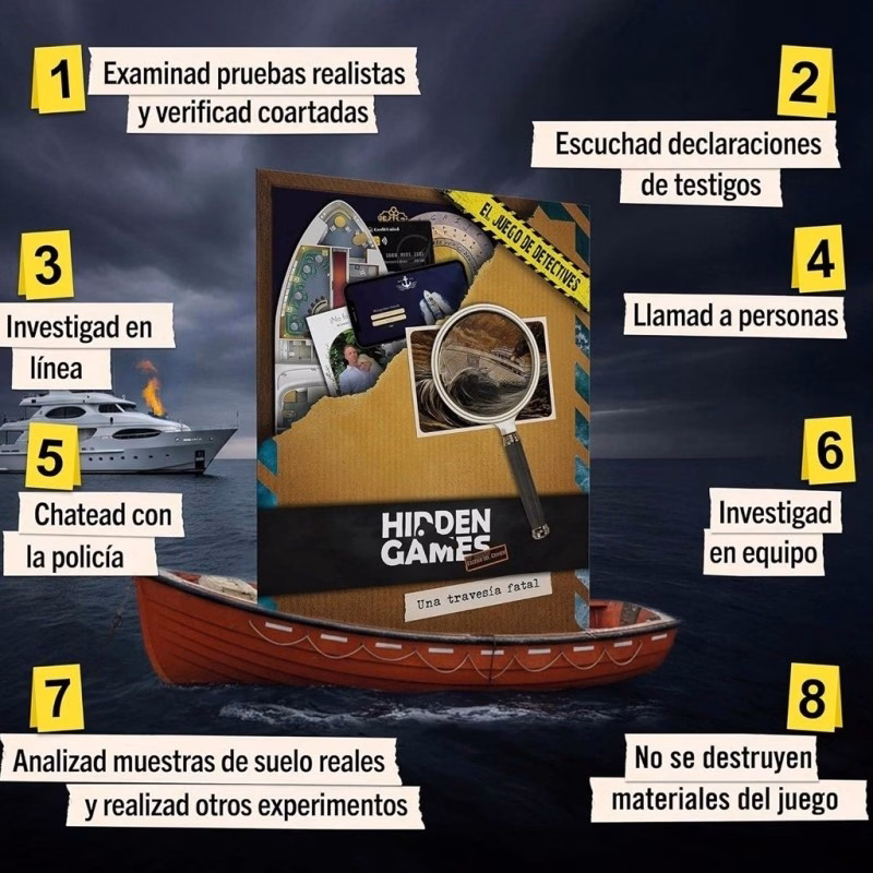HIDDEN GAMES - CASO 8 - UNA TRAVESIA FATAL - Imagen 3