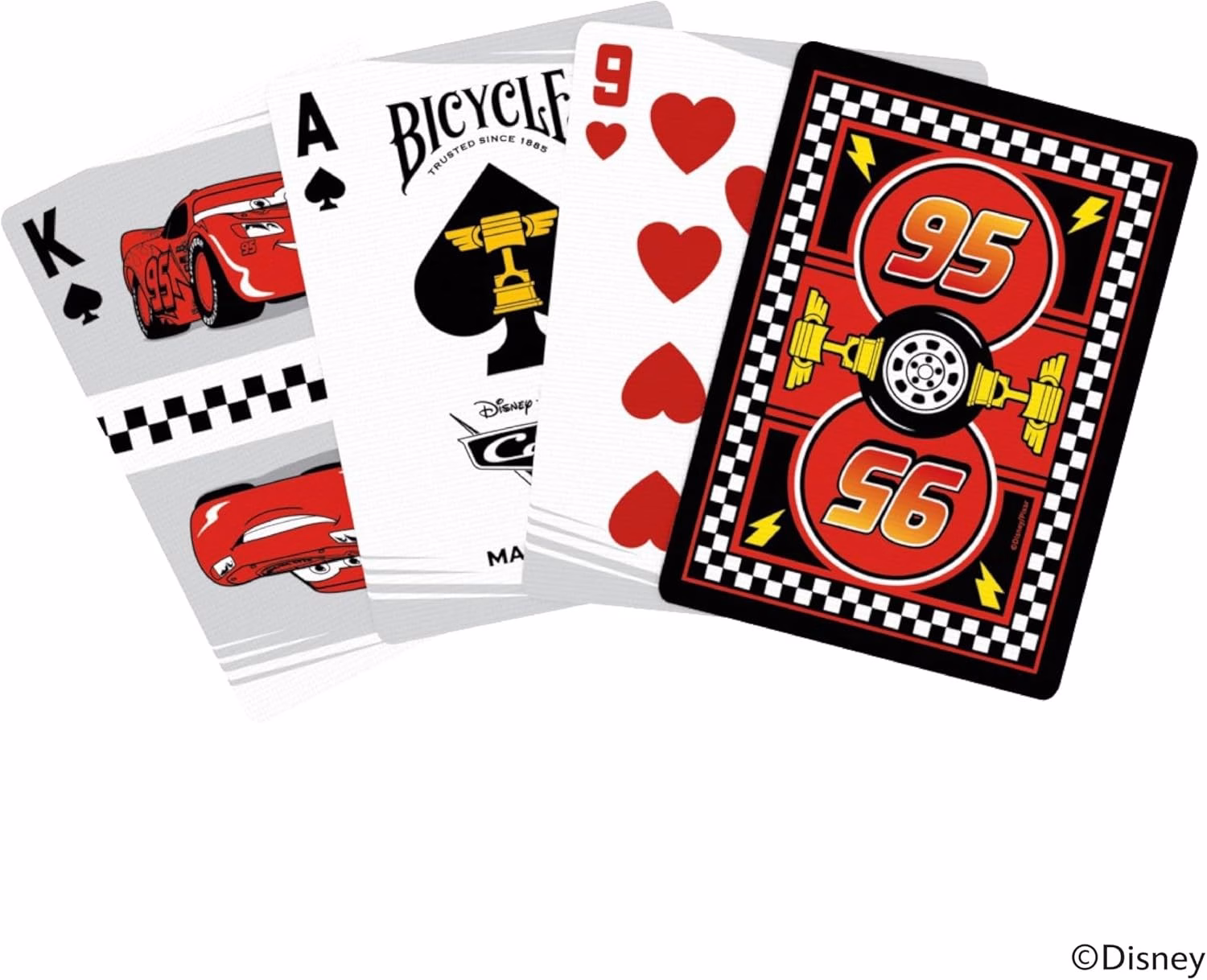 NAIPES - BARAJA BICYCLE DISNEY CARS - Imagen 4