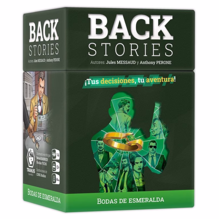 Juego de mesa back stories 2 -  bodas de esmeralda