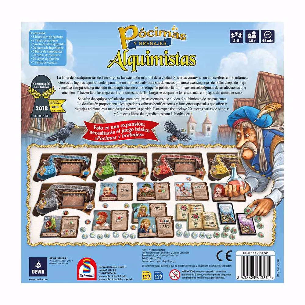 EXPANSIóN JUEGO DE MESA PóCIMAS Y BREBAJES: ALQUIMISTAS - Imagen 4