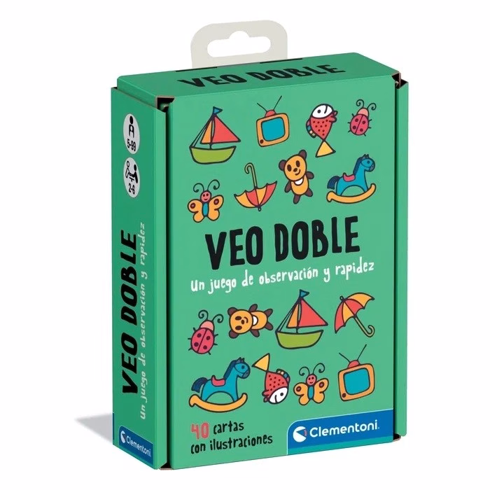 BARAJA CARTAS VEO DOBLE CLEMENTONI