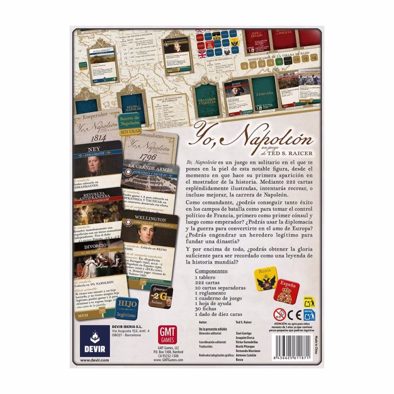Juego de mesa yo - napoleón