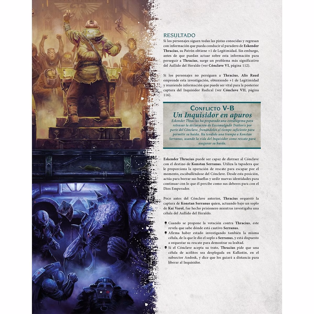 WARHAMMER 40.000 IMPERIUM MALEDICTUM - GUIA DE DIRECCION DE LA INQUISICION - Imagen 3