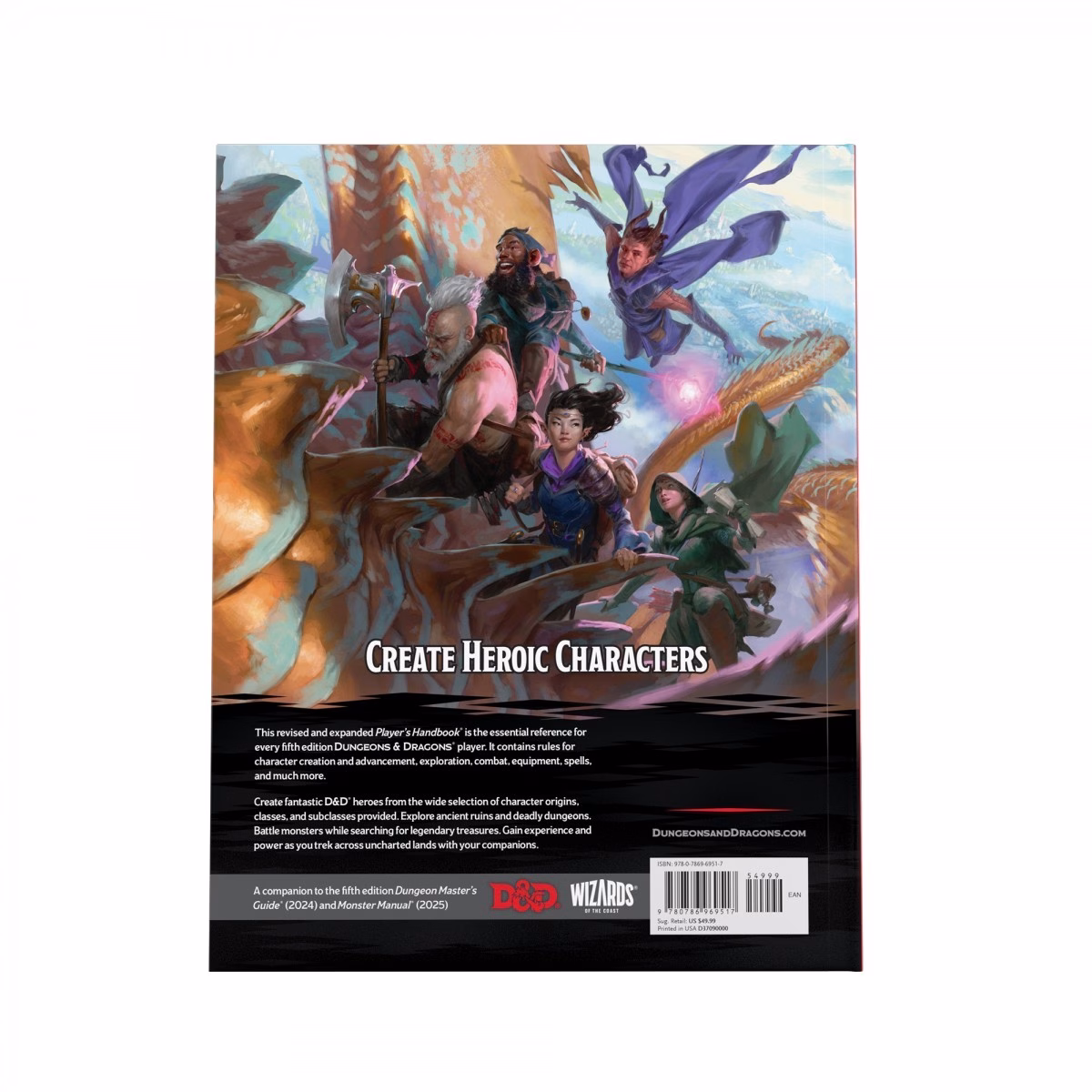 D&D 5ª PLAYERS HANDBOOK - REGULAR COVER - Imagen 2