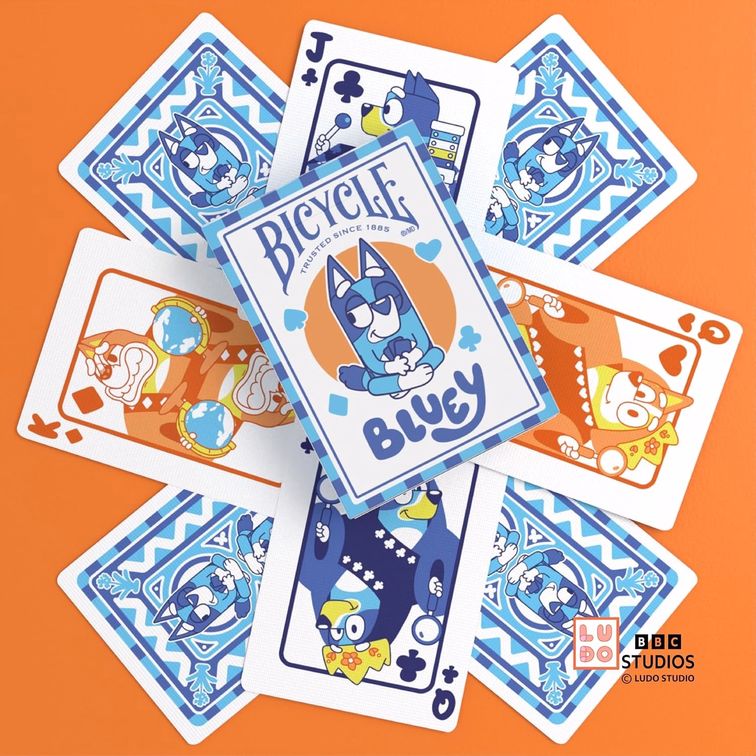 NAIPES - BARAJA BICYCLE BLUEY - Imagen 4